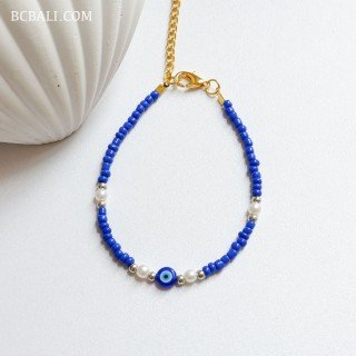 Best Quality Evil Eyes Beads Bracelet Premium Handmade in Bali